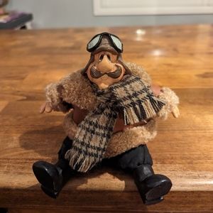 Russ Berrie Pilot Baron Bean Bag Collectible 1970